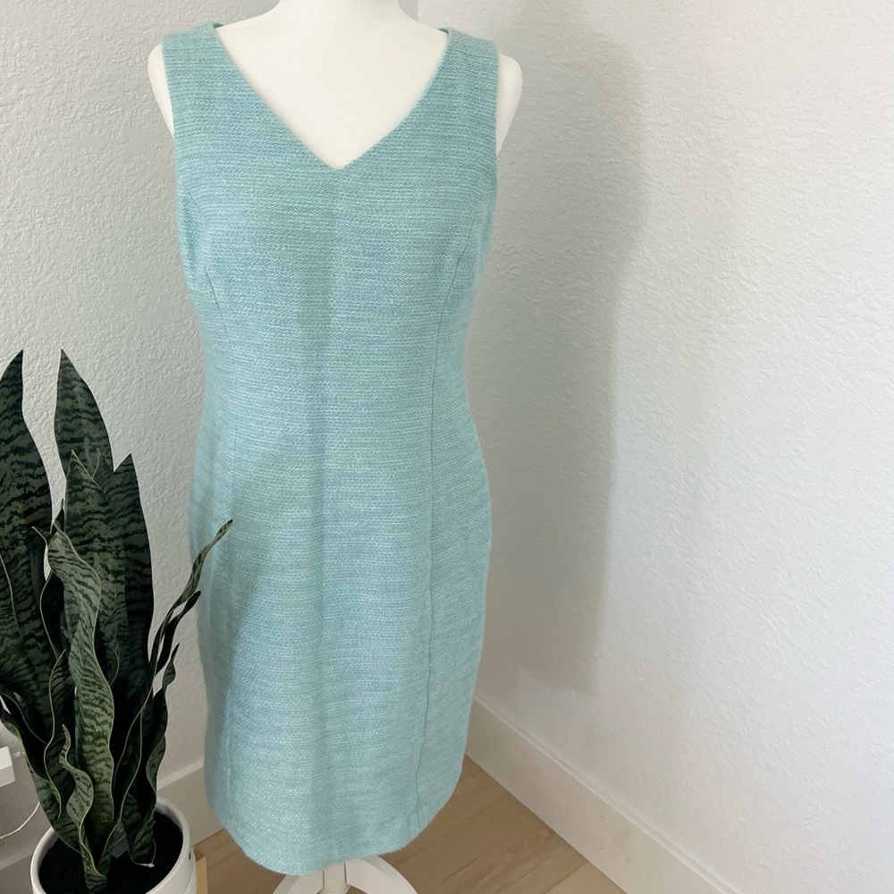 TALBOTS light blue shift dress